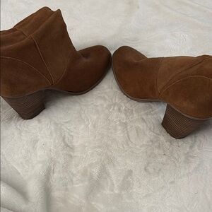 Brown Suede Ankle Boots